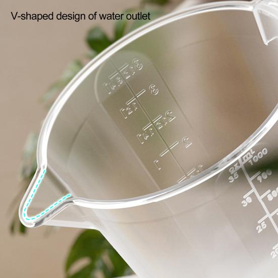 1000 мл пластиковый мерный стакан, 4 единицы измерения, штабелируемый, с противоскользящим дном, прозрачный мерный кувшин, необходимые кухонные инструменты