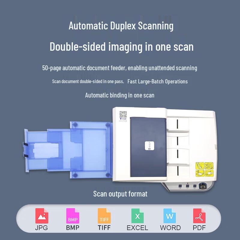 OES200 Xinchuang A4 High-Speed Duplex Document Scanner CN plug (adapter included)