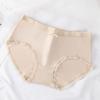 Трусики Простое высокоэластичное нижнее белье для женщин Кружевные трусы для женщин
