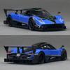 1/32 Pagani Zonda R Toy Car Model RMZ CiTY Diecast Metal Miniature Super Sport Sound & Light Collection Pull Back Gift For Boys