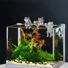 3 шт. Кошачьи украшения Пейзажные кошачьи поделки Милые кошачьи скульптуры для аквариума Маленькие и милые