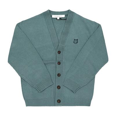 MaiSon KitSune Смелый Пластырь с Головой Лисы Мужской Кардиган с V-образным Вырезом S Om00502kt1099