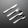 Детские ножи, вилки, ложки из нержавеющей стали 304, столовые приборы в западном стиле, подарок на день рождения для детей, набор из маленькой ложки и вилки