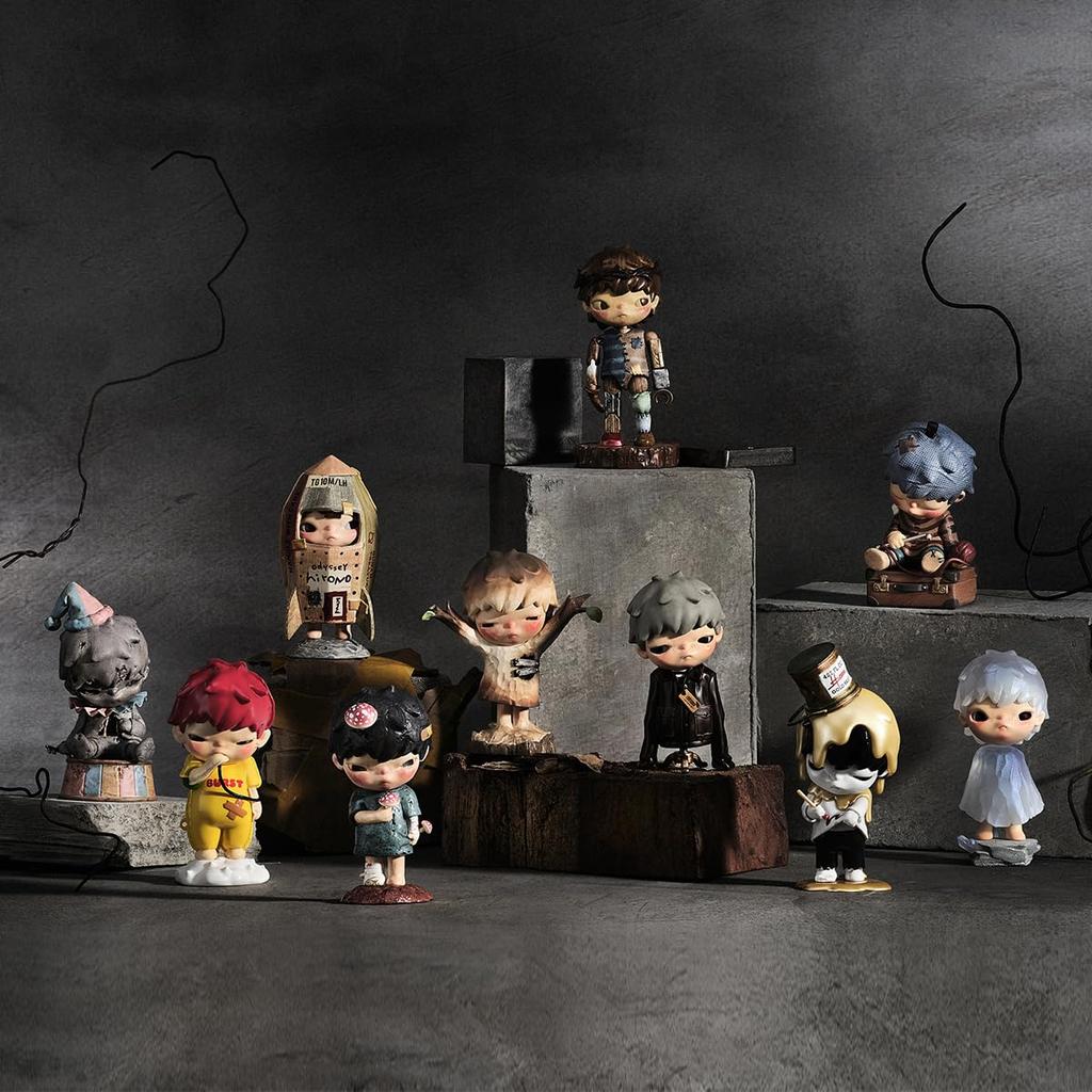 POP MART HIRONO Серия Reshape Pop Mart Гашапон Фигурка Сюрприз Пластиковая Модель Премиальная Игрушка ПВХ Мягкий Винил Оригинальный Персонаж Подарок на День Рождения [1 Штука]