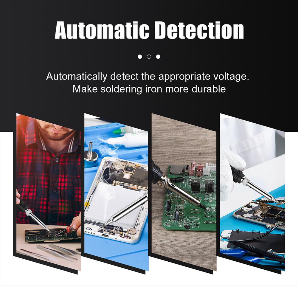 JCD 80 Вт губка для паяльника профессиональная жестяная электрическая губка для хлеба с регулируемой температурой 220 В бессвинцовые сварочные инструменты для ремонта