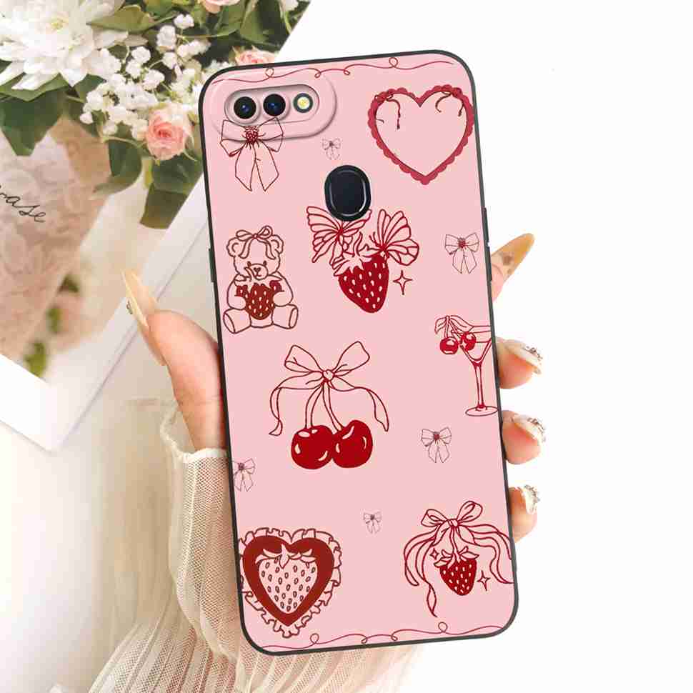 For Realme 2 RMX1805 Casing Colorful Pop Print Soft Slim Back Cover For Realme2 realme 2 RMX1809 6.2" Phone Cases Bumper Capa