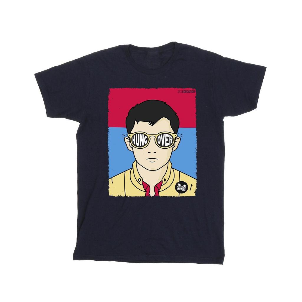 Netflix Mens Sex Education Otis Illustrated T-Shirt