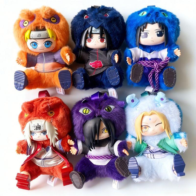 Новейшая Оригинальная Серия Eaki Naruto Милая Вечеринка Зверей V2 Виниловая Плюшевая Кукла Украшение для Рюкзака Брелок Рождественский Подарок для Девочки
