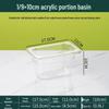 Clear Acrylic Food Pans