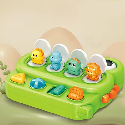 Интерактивные развивающие игрушки для детей Pop Up Животные Пазл Динозавр Коробка с переключателями Монтессори Развитие координации рук и глаз Образовательные игры Игрушки для детей Высокое качество
