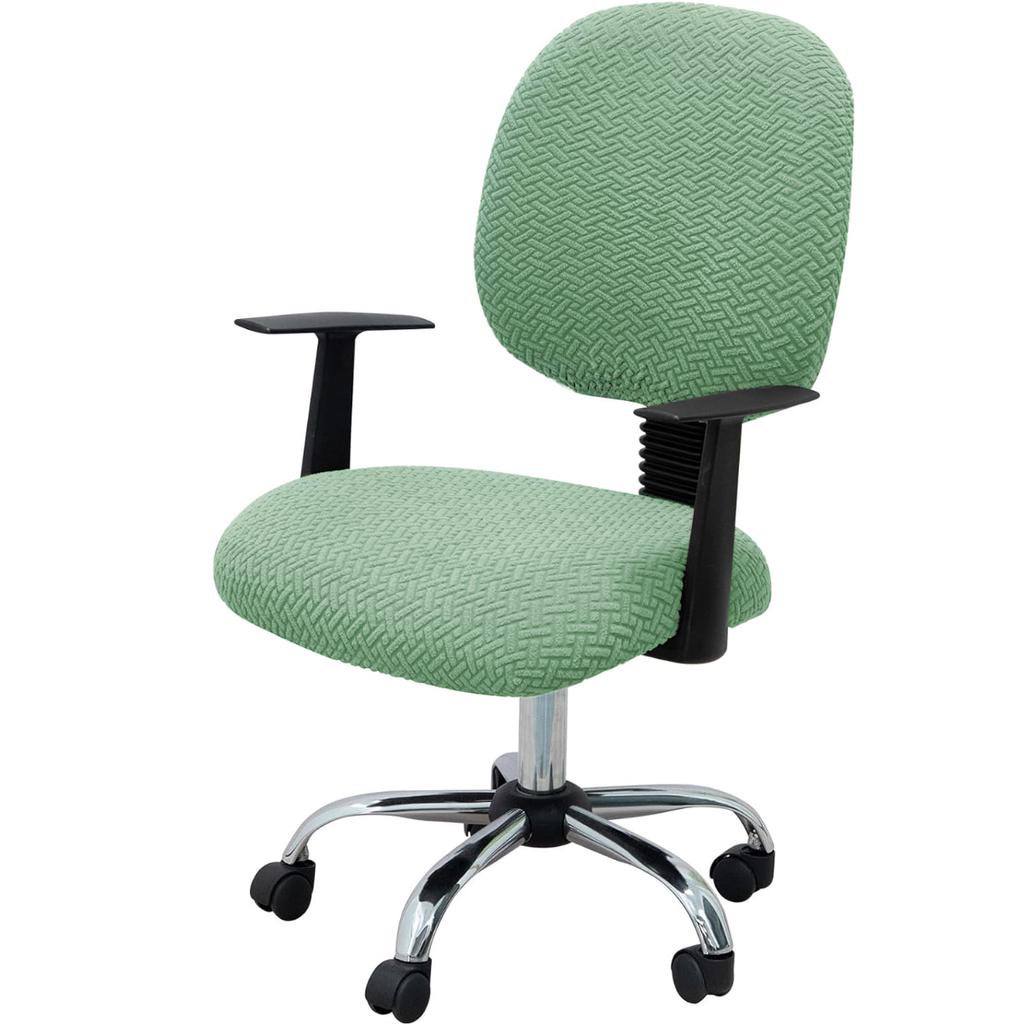 Жаккардовые эластичные чехлы на офисные компьютерные кресла, чехлы на сиденья для кресел, съемные, моющиеся, защита для вращающихся кресел