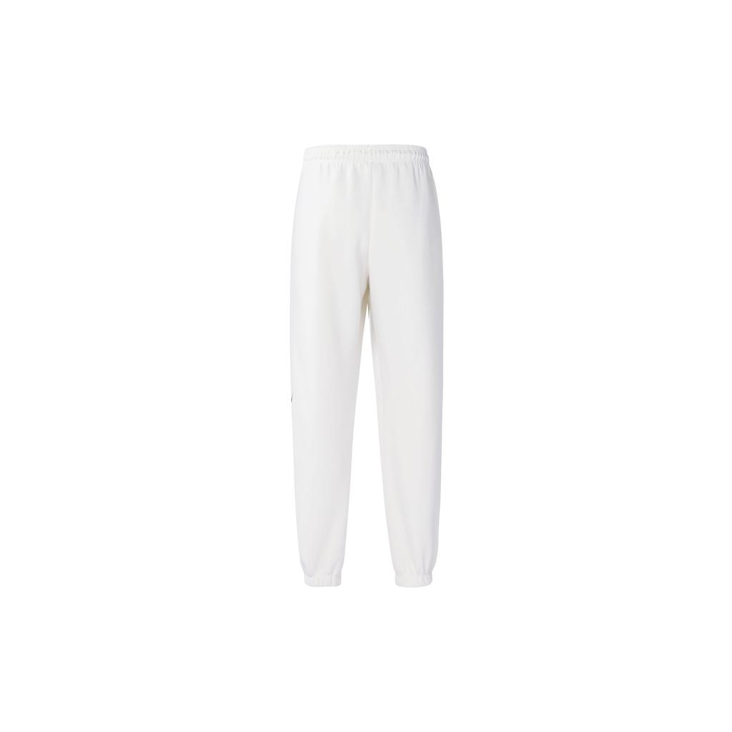 Nike Elastic Waist Jogger Pants With Logo Print Women Bottoms White FB8968-133