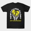 Азиатский размер Мужская черная футболка с принтом New Found Glory Печать методом термопереноса без вырезания Хлопковая футболка