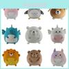 Плюшевая игрушка Squishmallow Кошка Лев Собака Сова Супермягкая текстура маршмеллоу Идеально для детских игрушек
