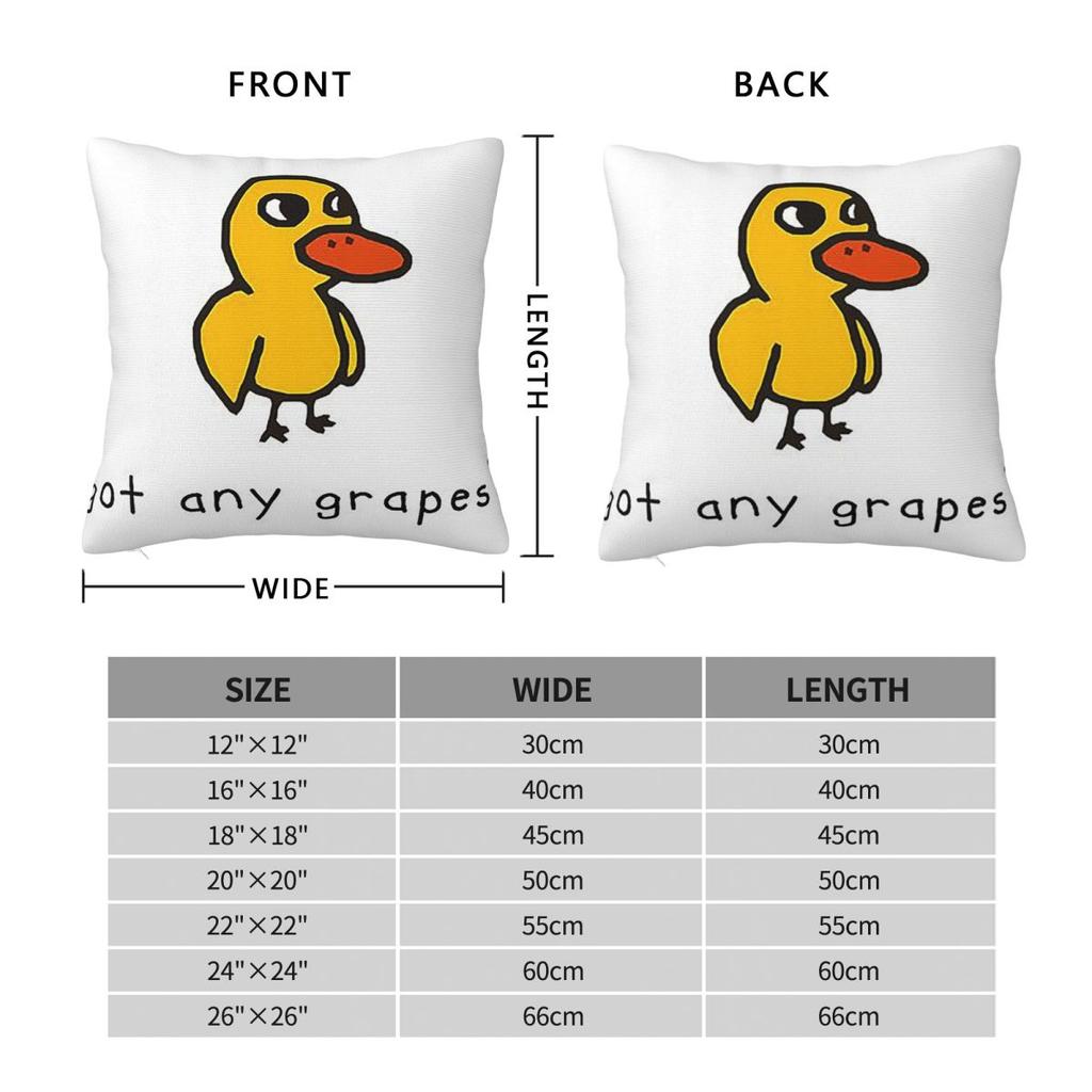 Got Any Grapes Square Pillowcase Cushion Cover Pillow Case Throw Pillow Cover For Home Bedroom Car