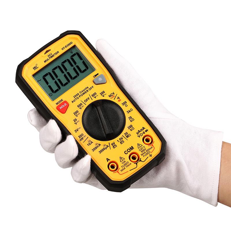 XinSite HTI Digital Multimeter: High-Precision AC/DC Voltage & Current Tool for Professional Electricians.