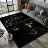 3D Printing Rod Wave Rapper Area Rug,Carpet Rug for Home Living Room Bedroom Sofa Doormat Decor,kids Play Non-slip Floor Mat