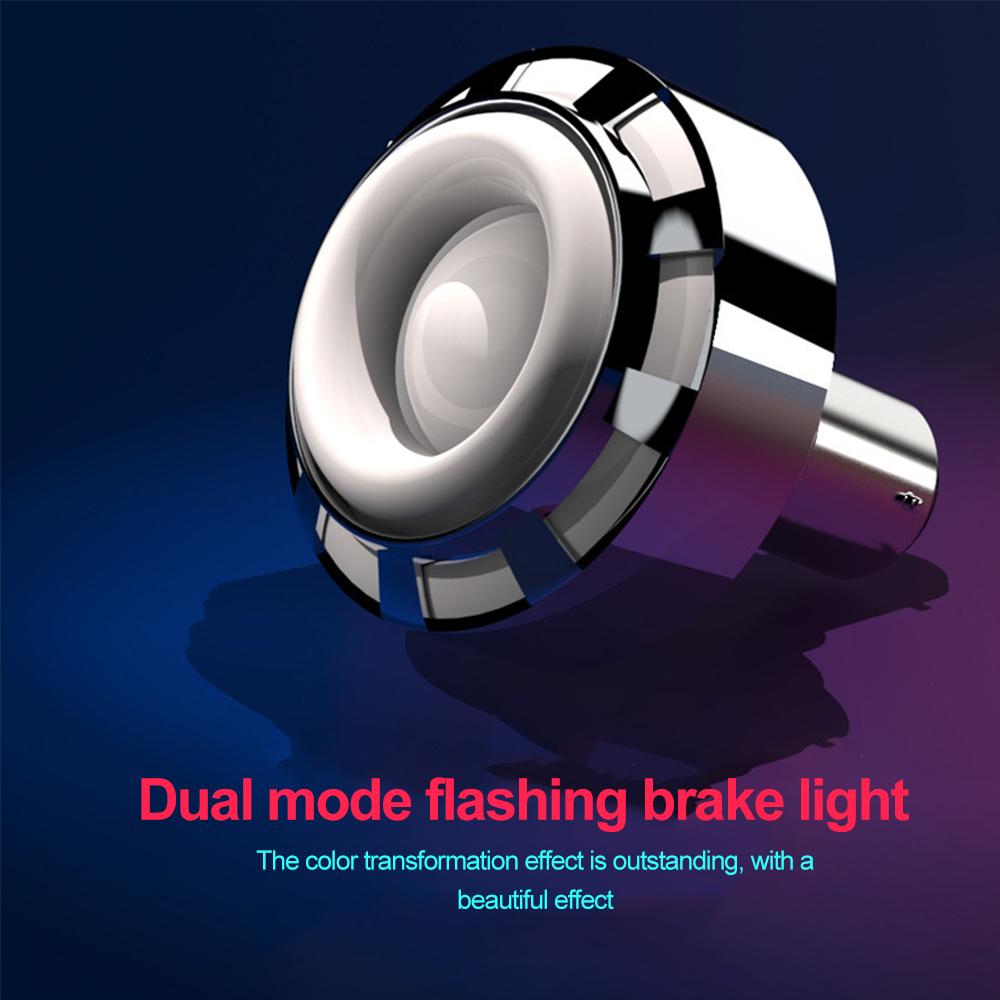 Универсальный мигающий RGB мотоциклетный стоп-сигнал Angel Eye 12 В модификация мотоциклетный светодиодный стоп-сигнал аксессуары для мото