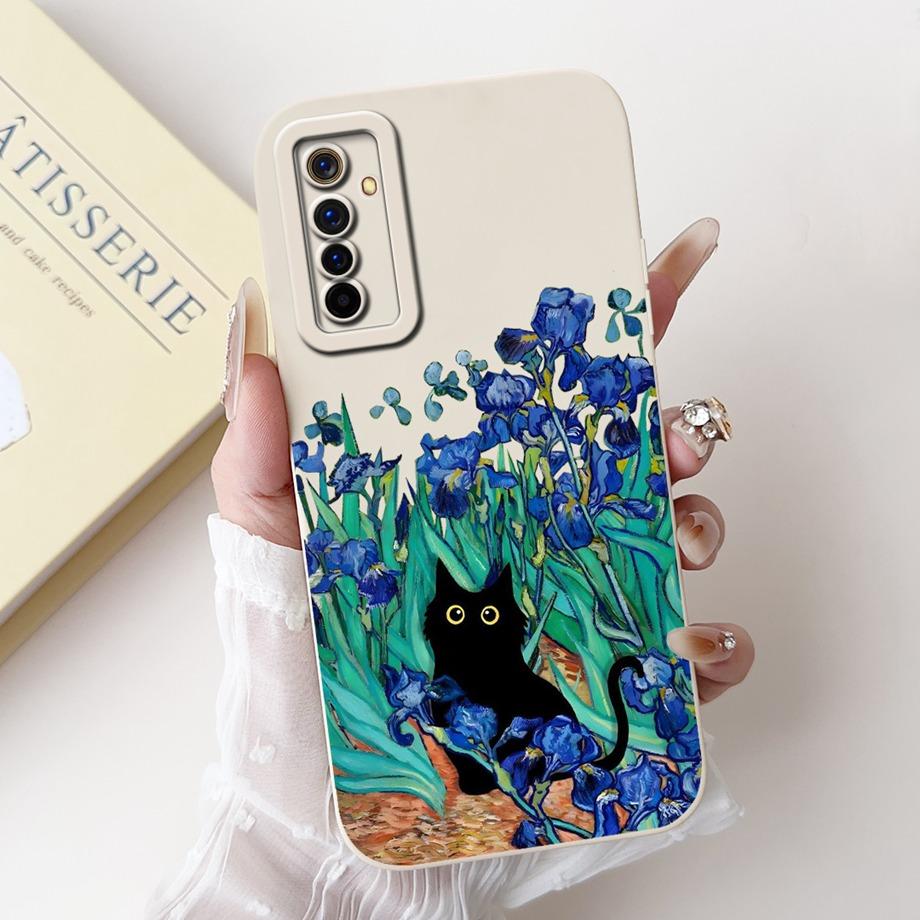 Крутой мягкий силиконовый чехол для Realme 6 Pro / Realme6 Чехол для телефона Жидкий силиконовый чехол для RMX2001 RMX2061 RMX2063 Кролик Панда
