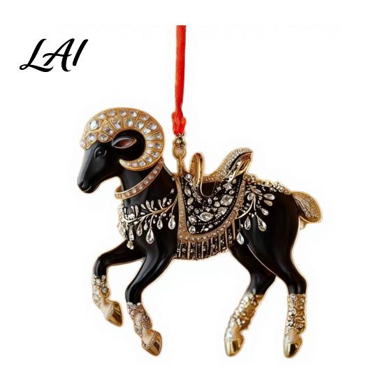 Portable Animal Pattern Pendant 2D Acrylic Sheep Keychain Lamb for Car Rearview Mirror Hanging Ornament Backpack Bag Charm Home Decor Cute