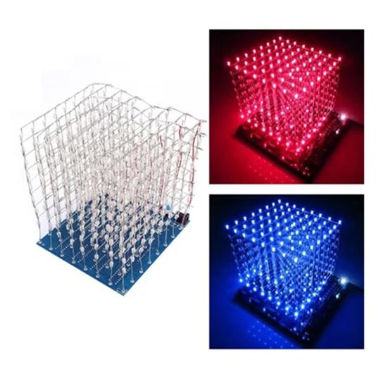 1 комплект электроники 3D8 8x8x8 многоцветный светодиодный дисплей «сделай сам» комплект электронных компонентов электронные аксессуары