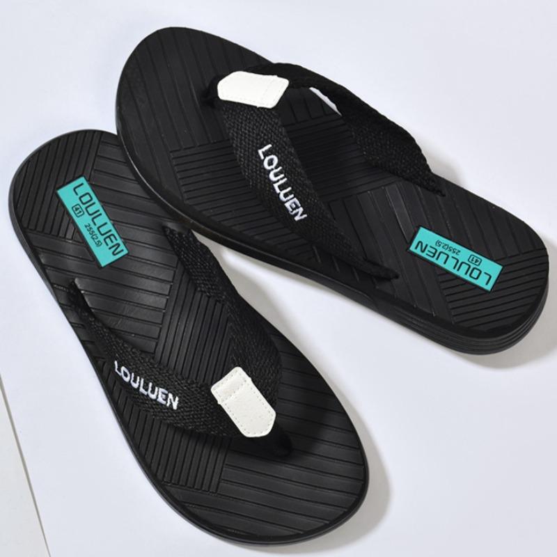 Fashion Men Flip Flops Summer Outdoor Beach Shoes Fashion Breath Casual Slippers Anti Slip Fashion Open Toe Home High Quality Chanclas