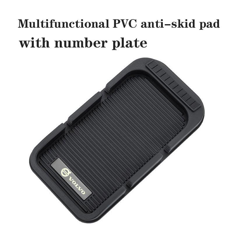 Auto Mat Silicone Dashboard Phone Anti-Slip Pads for Volvo xc60 s60 v40 v50 v60 s80 s40 c30 awd c70 s40 s80 t6 v70 Accessories