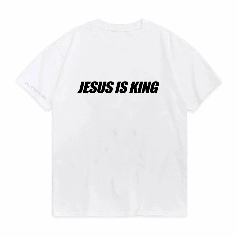Футболка «Иисус — король», женская повседневная футболка «Бог добр», женская христианская одежда, футболка веры, хлопковые футболки с короткими рукавами