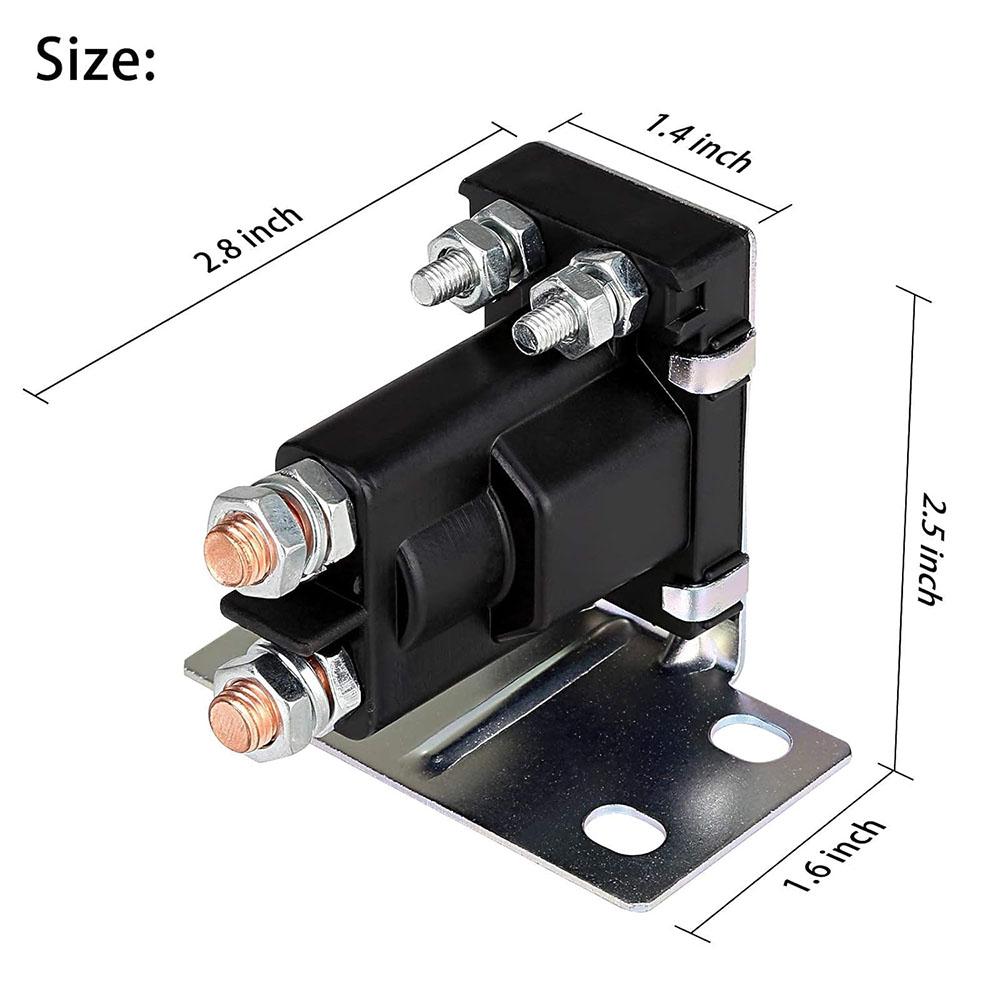 For EZGO TXT Golf Cart 1994-Up 27153G01 14 Volt 200A Solenoid With Metal Bracket
