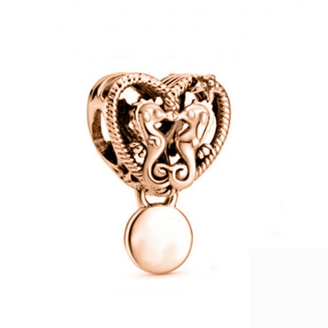 45 типов розового золота Цвет Ловец снов цветы дерево воздушный шар зажим бусины кулон подходят оригинальные модные подвески браслеты DIY ювелирные изделия