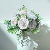 25pcs Artificial Flowers, Fake Flowers Roses W/stem For DIY Wedding Bouquets Centerpieces Arrangements Party Home Decorations