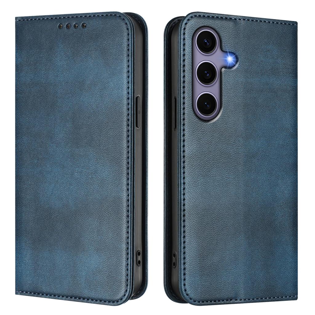 For Samsung Galaxy S24 Wallet Cases Retro Texture RFID Blocking Leather Phone Cover