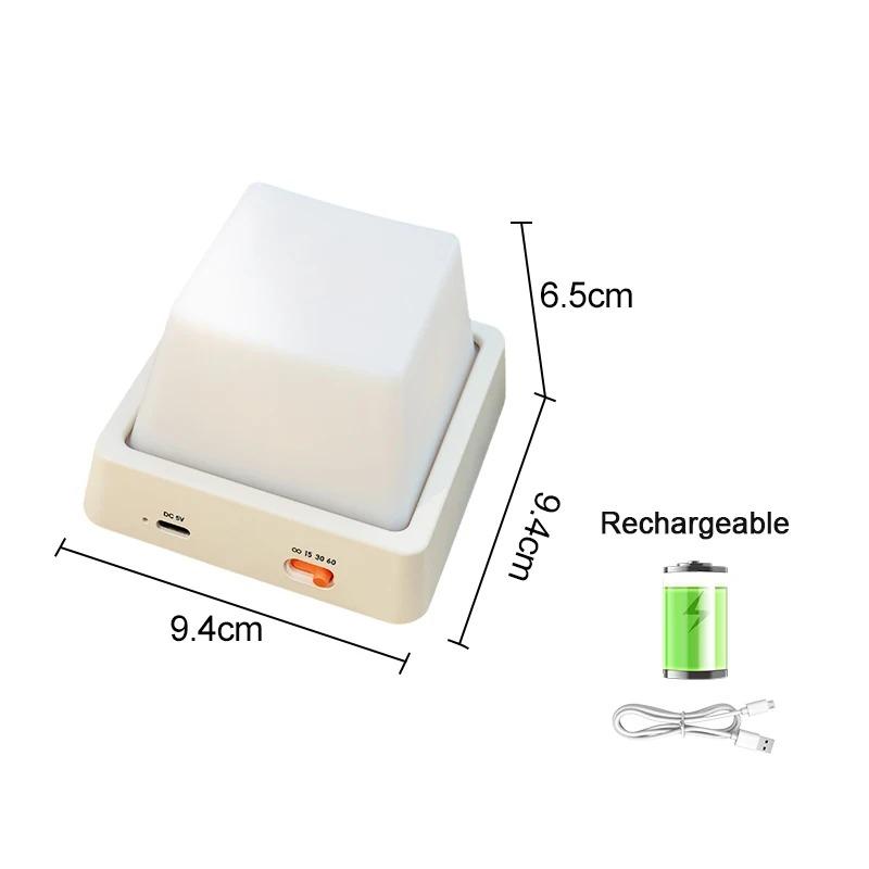 Новый прикроватный столик-лампа, украшение комнаты, перезаряжаемые светодиодные ночники с сенсорным управлением, декор, сопровождение ребенка в спальне, подарок на день рождения