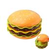 Plastic Mini Dinner Plate Burger-Shaped Dinnerware Set Stackable Hamburger Plate Set  Table Decor