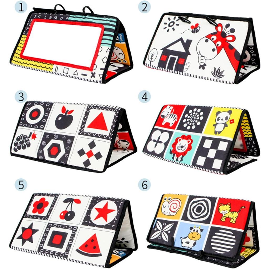 Baby Mirror Toy, Baby Toy From 3 Months, Baby Book, Toddler Education and Cognitive Toy, Educational Toy for Newborns Toddlers