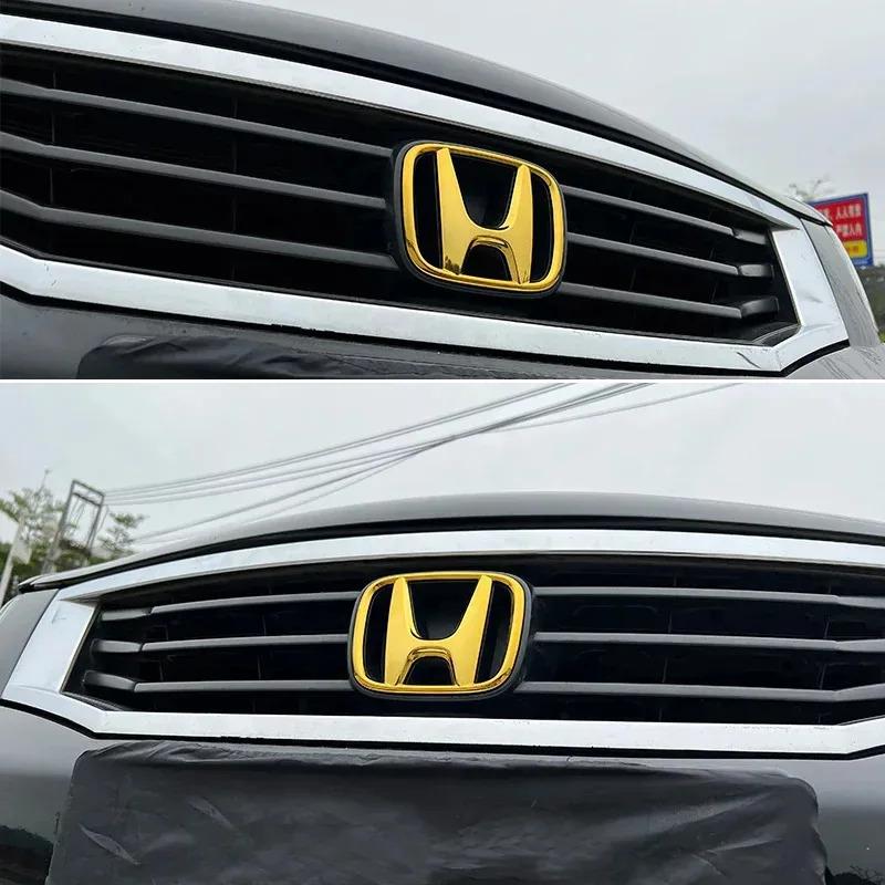 Honda Автомобильная передняя задняя эмблема логотип решетки радиатора наклейка Автоаксессуары для CR-V STEPWGN Civic Accord City XR-V Odyssey Fit