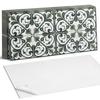 Zestaw Kafelków Winylowych Pcv Wzór Roślinny Z Ornamentami 10X40X20 Cm