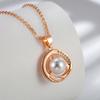 Роскошная корейская жемчужная подвеска на ключичную цепочку - Элегантный подарок для девушки, Рождество 2024