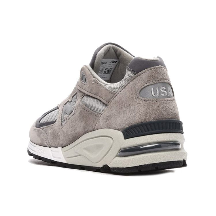 New Balance Кроссовки унисекс Kith x 990v2 Made in USA Classics Collection Серо-Белые M990GR2