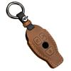 Leather Car Key Case Cover For Mercedes Benz W211 W204 A B R G Class GLK GLA GLC GLR W210 W176 W202 W463 Accessories Protector