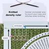Инструмент для конвертации калибров вязания Многофункциональный калькулятор счетчика вязания Линейка плотности Пэчворк Вязание крючком Лоскутное шитье Измерительная линейка