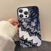 Чехол для телефона с кружевным узором для IPhone 17 16 15 14 13 12 11 Pro Max Plus Цвет Серебристый Чехол