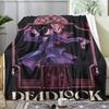 D-Deadlock Throw Soft Flannel Throw Summer AC Blanket Lightweight Cool Nap Blanket for Sofa Bed Couch Travel
