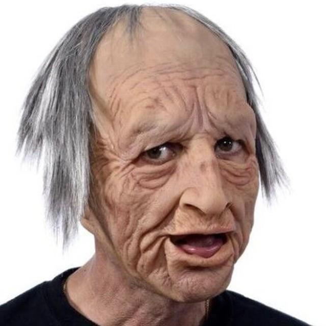 New Halloween product: Old man mask, old man and old woman headgear for holiday costumes Cos Funny props
