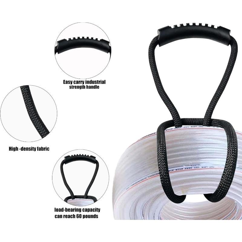 Versatile Storage Strap with Handle- Ideal Organizer for Hoses, Cords-Multipurpose Home, Garage, Boat, RV Accessory,1pcs
