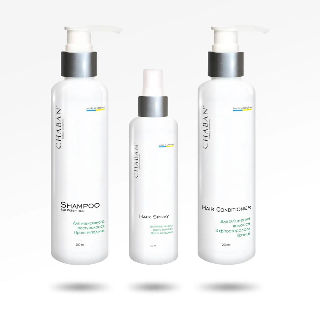 Complex for Intensive Hair Growth Against Hair Loss Chaban