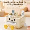 with Lid Paper Towel Box Multifunctional Tissue Dispenser Storage Box Tissue Box  Bedside Table