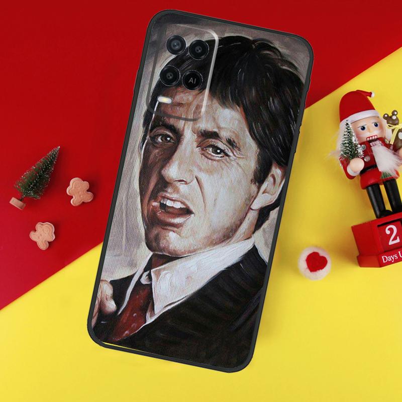Al Pacino Scarface Case For Oppo A94 A74 A54 A60 A40 A80 A16 A76 A96 A98 A58 A78 A18 A38 A57 A17 A15 A5 A6 Pro