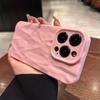 Подходит для iPhone16Pro Корейский стиль Ins Apple 13/14 Персонализированный чехол для телефона с морщинками 12 Противоударный 7/8 Мягкий чехол