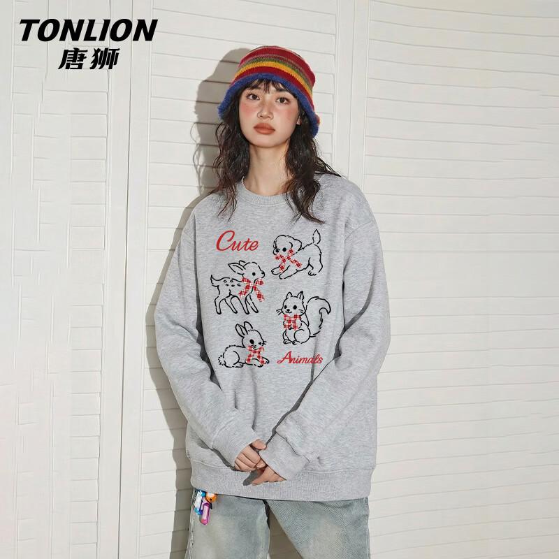 Женская толстовка TonLion с круглым вырезом и длинным рукавом